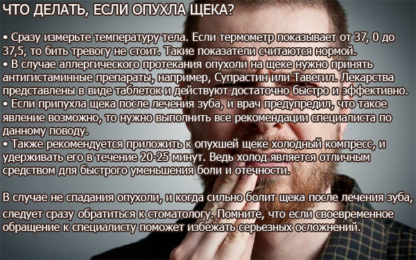 Как снять опухоль флюса в домашних условиях