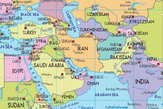Krajiny Blízkeho východu a ich črty Krajiny zahrnuté do Blízkeho východu