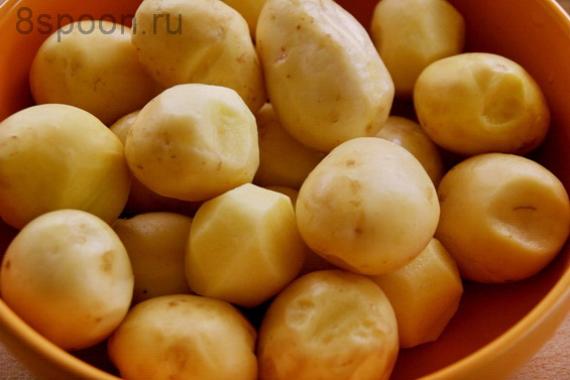 Млади картофи, изпечени на фурна